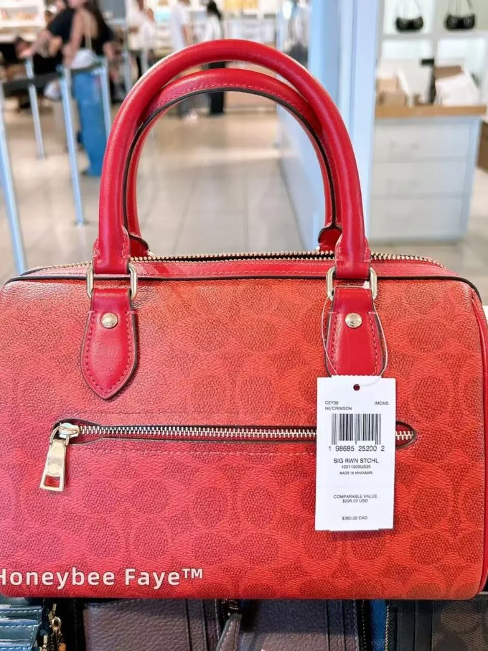 Rowan Satchel Bag In Signature Canvas CEY39